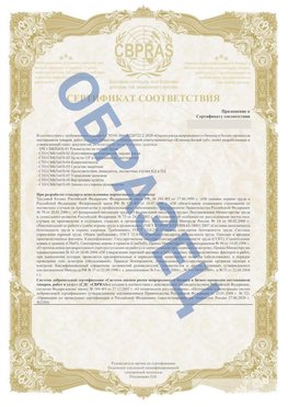 Образец Приложение к СТО 01.064.00220722.2-2020 Таксимо Сертификат СТО 01.064.00220722.2-2020 